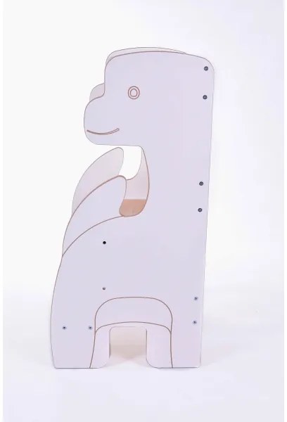 Učiaca veža DINO biela/javor