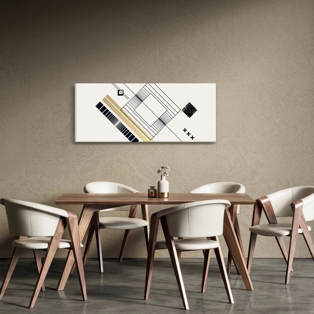 Obraz - Geometrické tvary N⁰6 (120x50 cm)