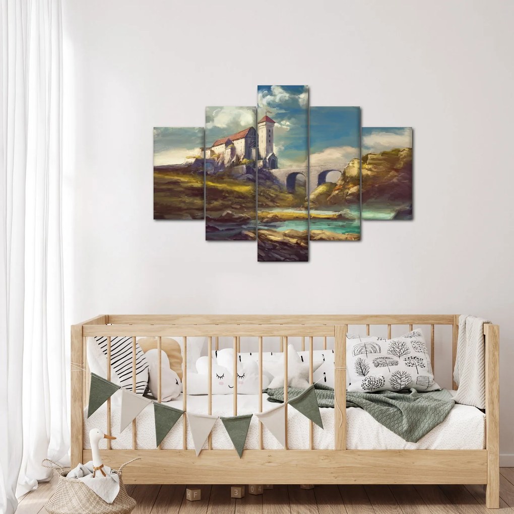 Obraz - Stredoveký hrad (150x105 cm)