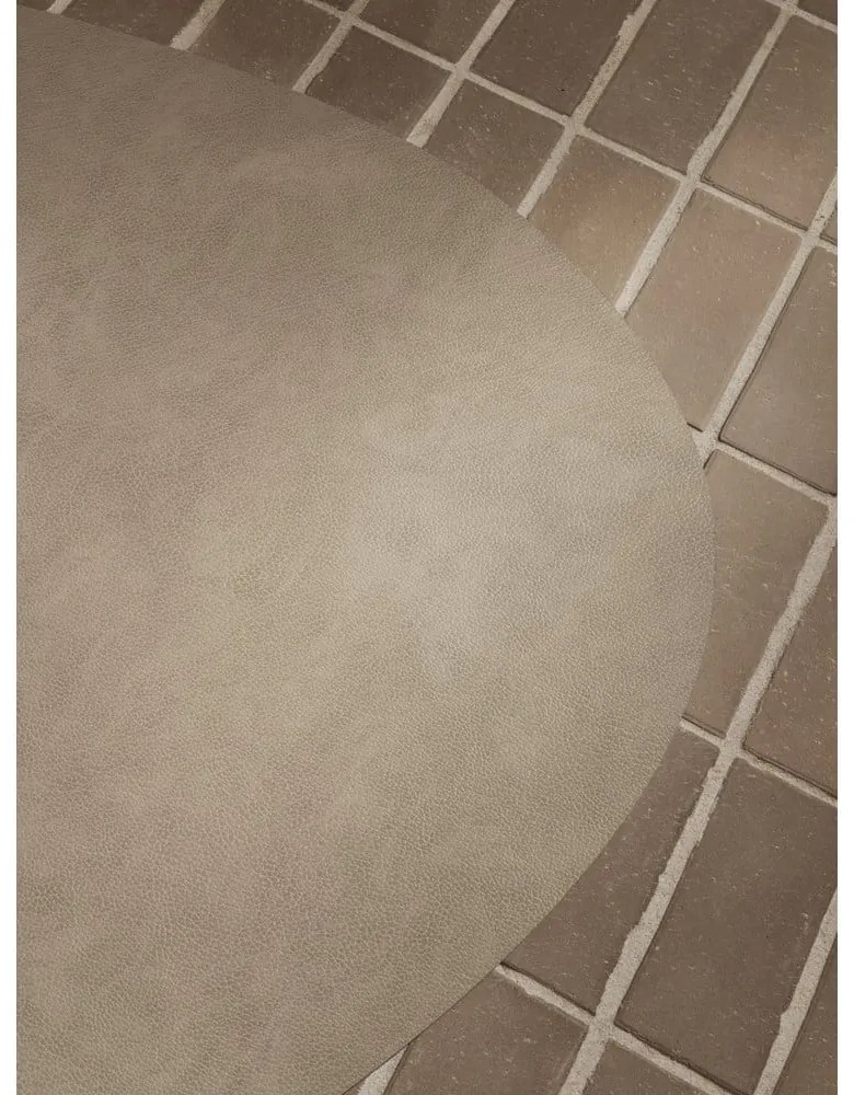 Sivobéžová koža Circle XXXL Bull – LIND DNA