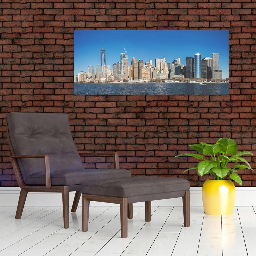 Obraz - Manhattan v New Yorku (120x50 cm)