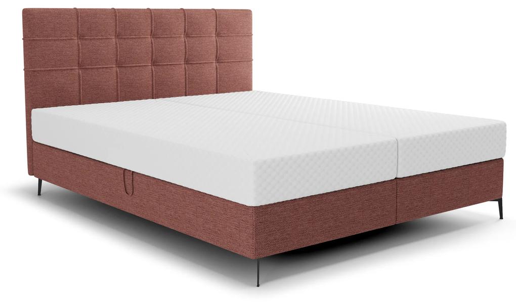 Jednolôžková posteľ 120 cm Infernus Comfort (terakota) (s roštom, s úl. priestorom). Vlastná spoľahlivá doprava až k Vám domov. 1082358
