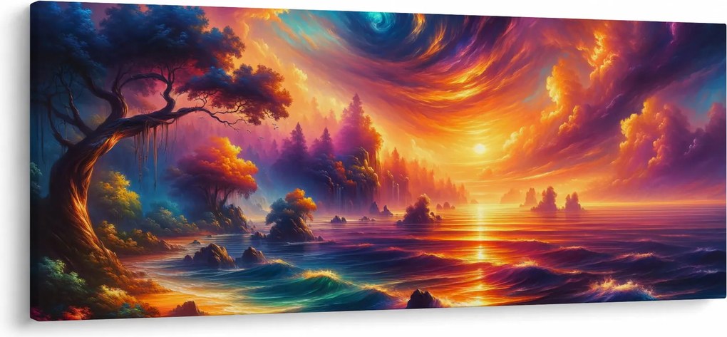 Obraz - Magický svet (120x50 cm)
