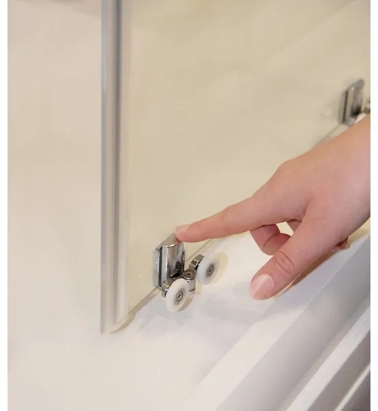 Ravak X1LM70C00Z1-Rohový štvordielny sprchový kút BLIX SLIM 90x90 cm lesklý chróm