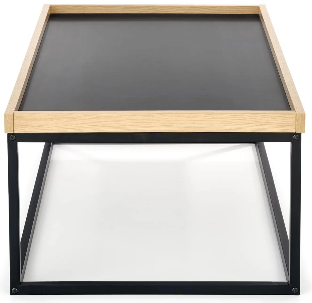 Čierny konferenčný stolík VENTUO LINEAR