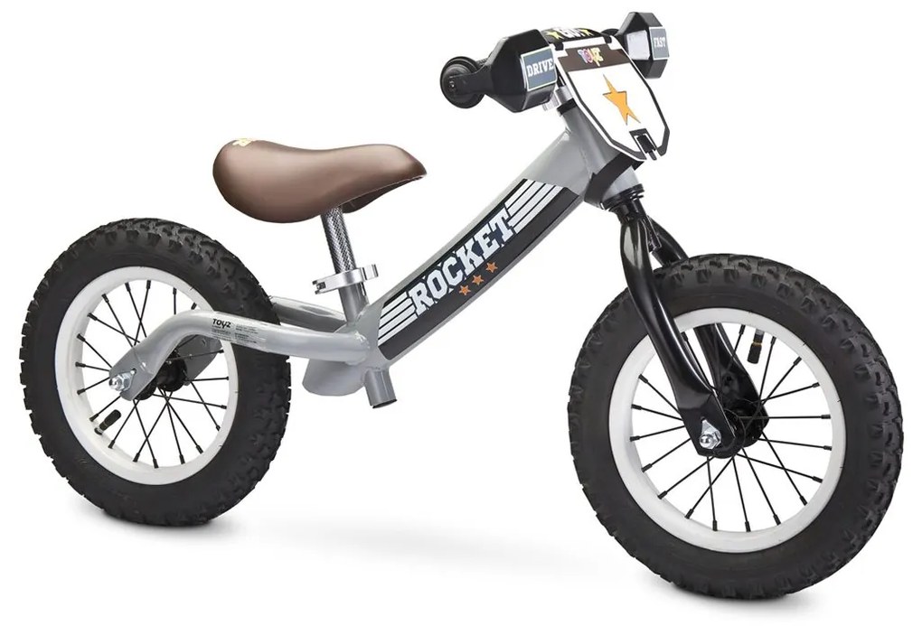 Detské odrážadlo bicykel Toyz Rocket grey