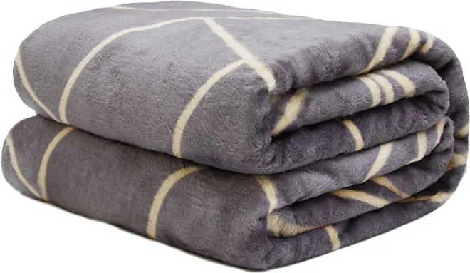 Deka prehoz CARLOS 150x200 cm - šedá