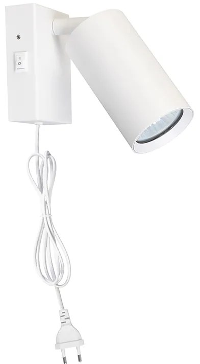 SOLIGHT Nástenná lampička CELE 1x GU10, biela