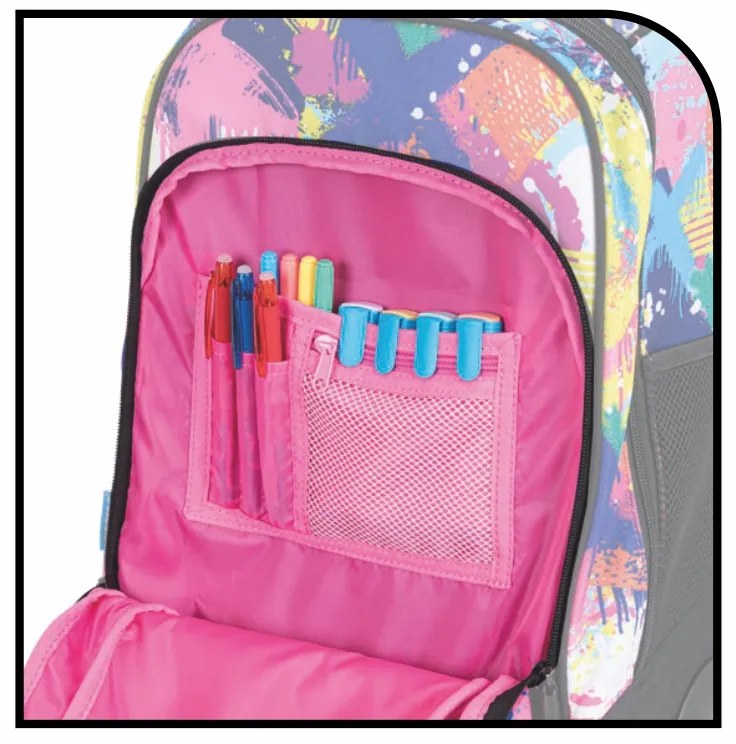 Školská taška koliesková MITAMA Urban Smile