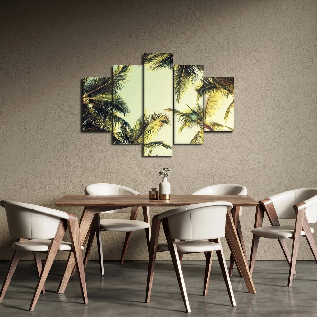 Obraz s kokosovými palmami (150x105 cm)