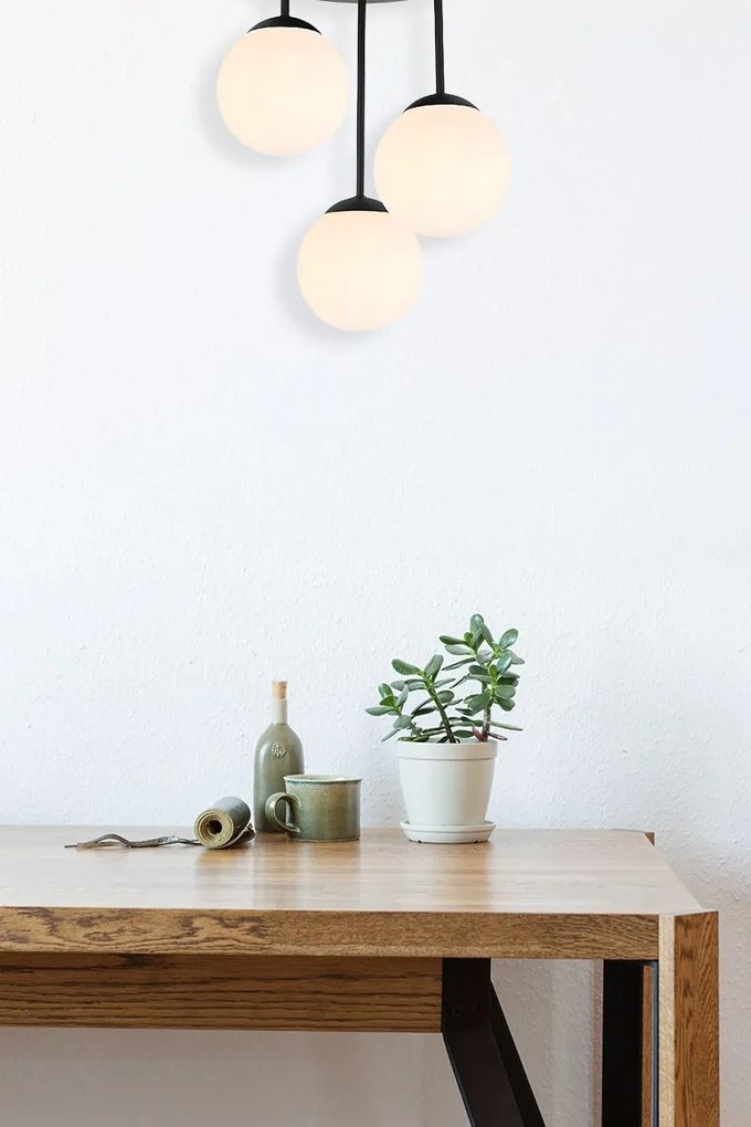 Toolight Toolight, stropné svietidlo 3xE27, APP1815-3CPR, čierna matná, OSW-00665