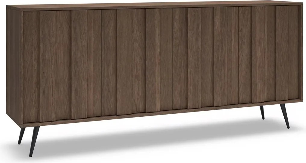Komoda Flaro 183 cm s osvetlením - dub dunin