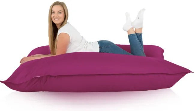 Vankúš na sedenie fuchsiovy nylon