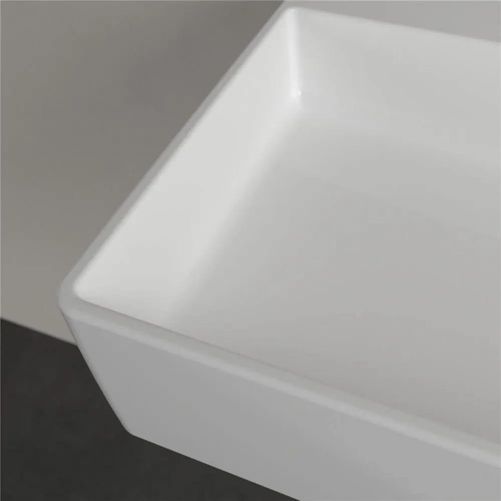 VILLEROY &amp; BOCH Memento 2.0 závesné umývadlo s otvorom, s prepadom, 800 x 470 mm, biela alpská, s povrchom CeramicPlus, 4A2280R1