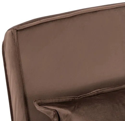 Kreslo pohovka rozkladacia PRATO hnedá - vintino.sk