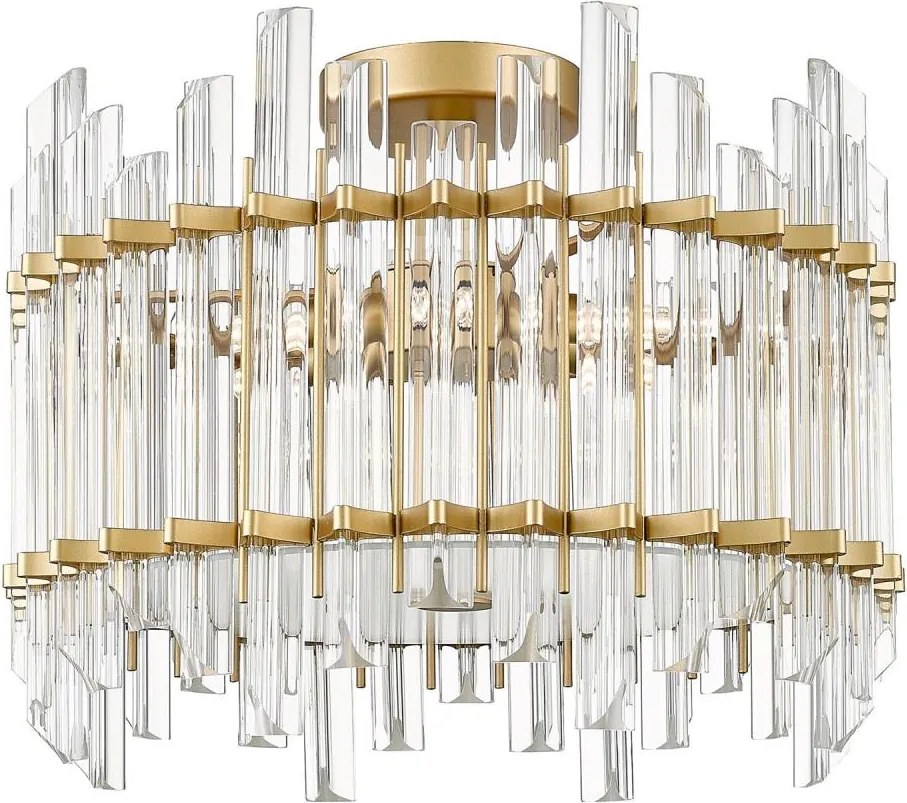 Zuma Line C0556-06D-V7V7 - Prisadený luster ALEXANDRIA 6xG9/42W/230V zlatá