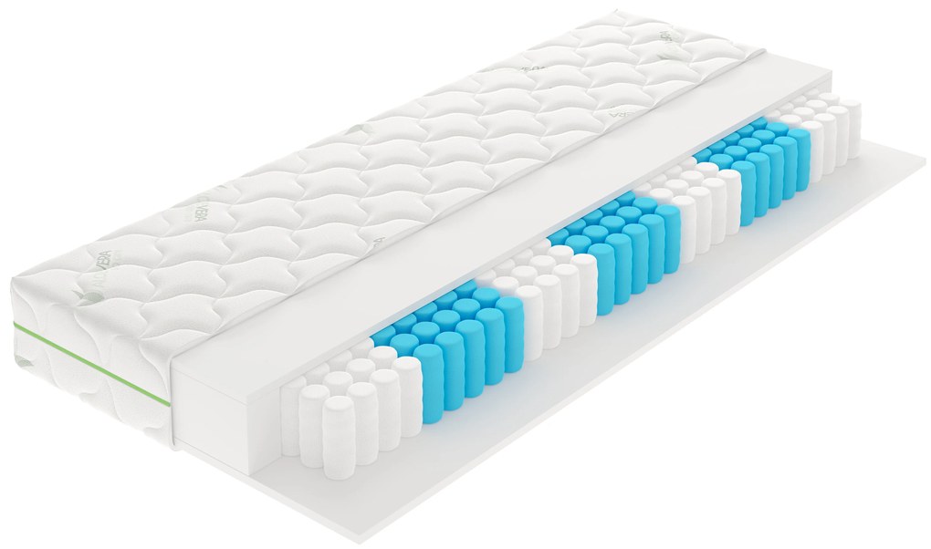 Taštičkový matrac IDEAL AloeVera H2 200x200x21 cm