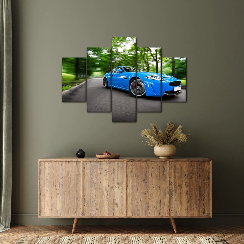 Obraz - Závodné auto (150x105 cm)
