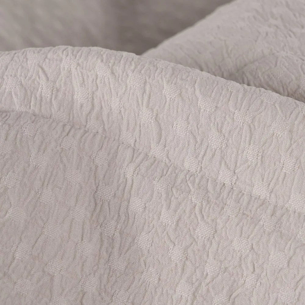 Béžový prešívaný pléd 240x260 cm – Ixia