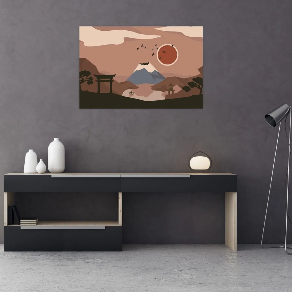 Obraz - Japonsko N⁰1 (90x60 cm)