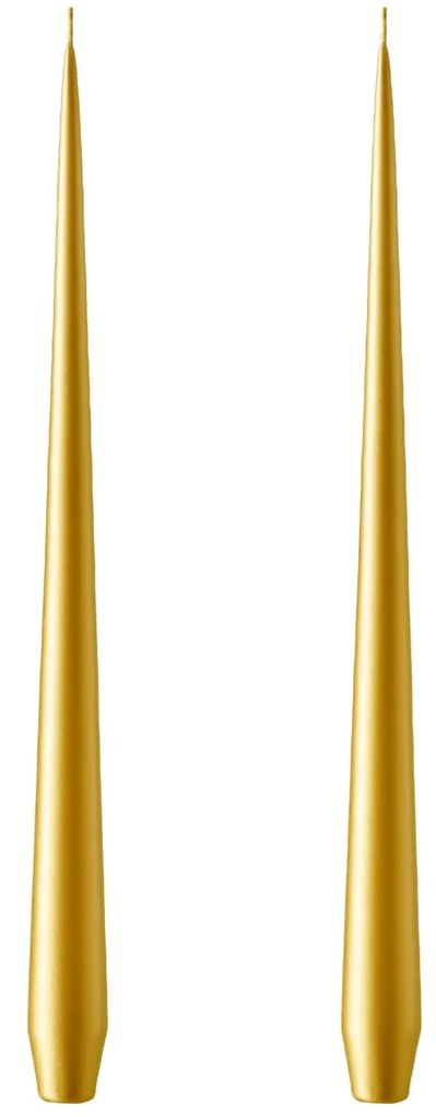 ester & erik Sviečka Taper 32 cm – 90 Gold Metallic – sada 2 ks