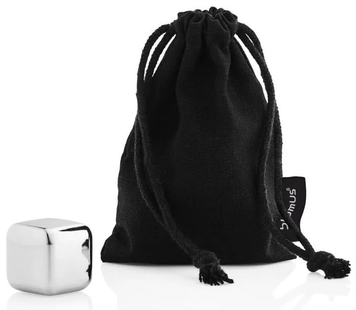 Sada 4 antikoro chladiacich kociek vo vrecúšku Blomus Lounge