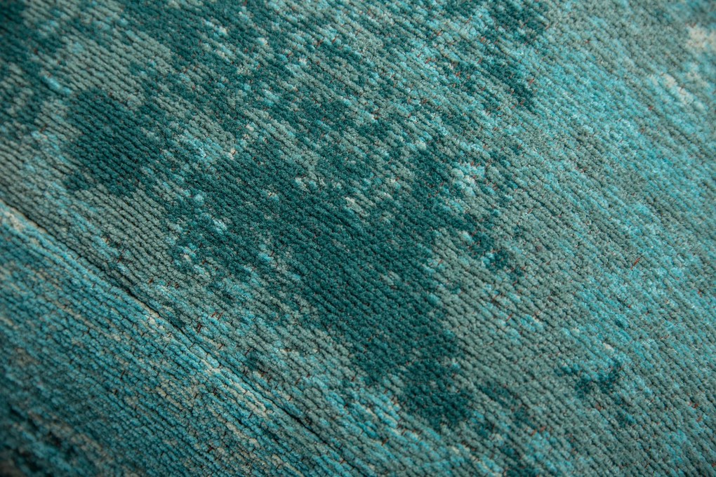 Podlahový vankúš Moderné umenie 70 cm tyrkysová