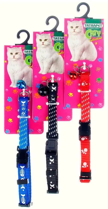 Obojok s rolničkou 1x17,5-30 cm Caty