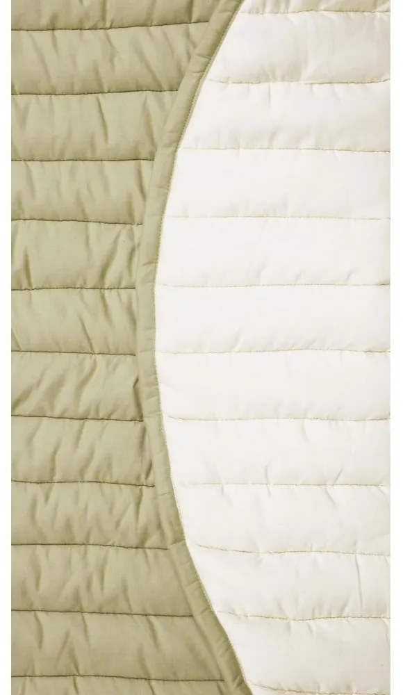 Zelená krémová detská hracia podložka Bamboo Leaf – Lorena Canals