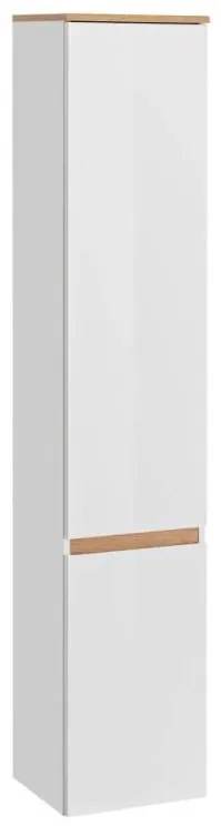 Kúpeľňová skrinka CMD PLATINUM 800 biela/drevo