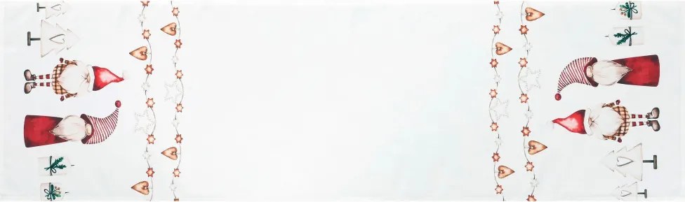 Behúň na stôl Vianočné škriatkovia, 150x40 cm