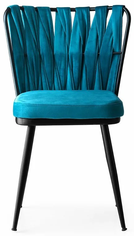 Sada jedálenských stoličiek Kusakli Blue, 4 ks