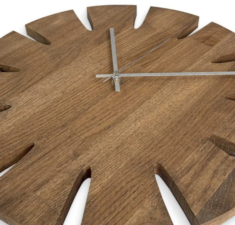 Luxusné dubové nástenné hodiny I SENTOP MAS014-TERA