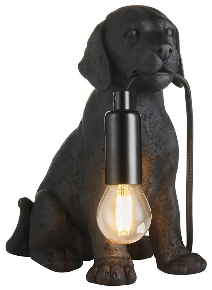 Endon 107365 - Stolná lampa PUPPY 1xE14/7W/230V čierna