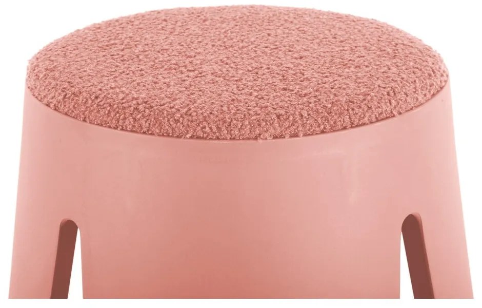 Svetloružová plastová stolička Savor – Leitmotiv