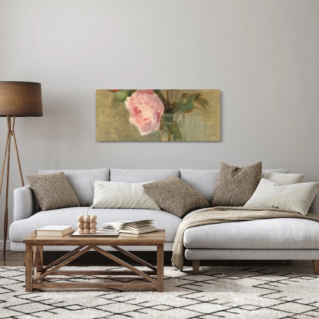 Obraz - Berthe Morisot, Peonies, reprodukcia (120x50 cm)