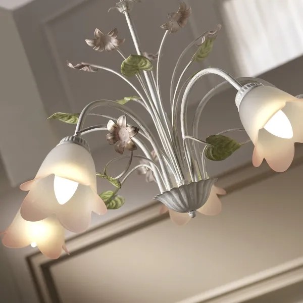 ONLI - Luster na reťazi BOTTON DORO 5xE14/6W/230V