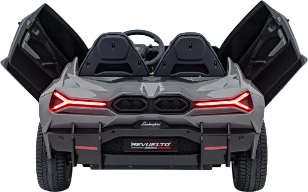 Elektrické autíčko Lamborghini Revuelto XL sivé