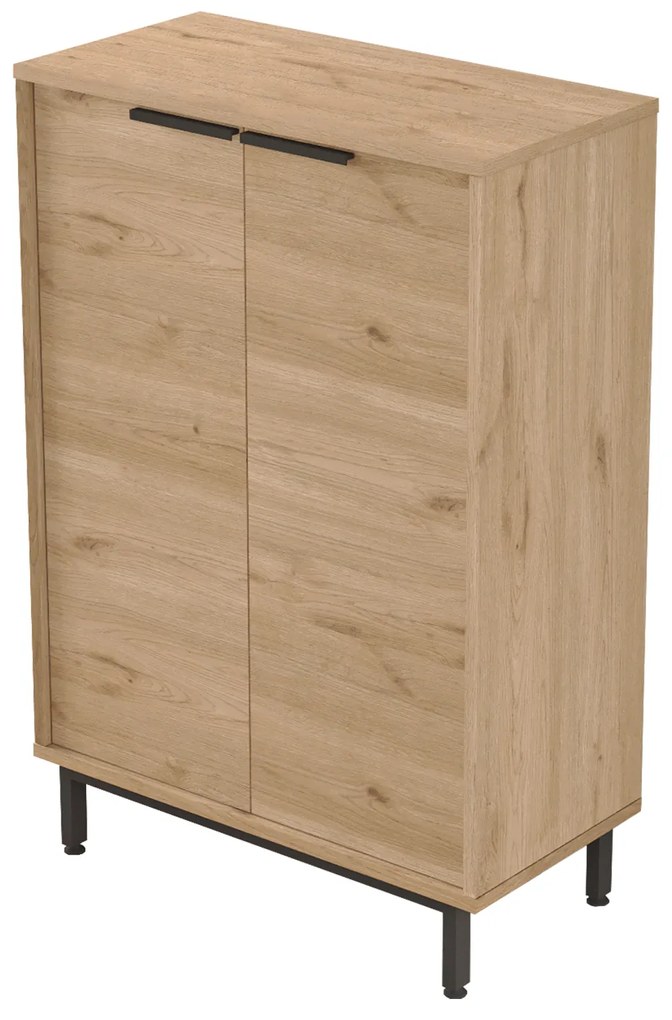 Botník Houseland Lerry dub Castello medový