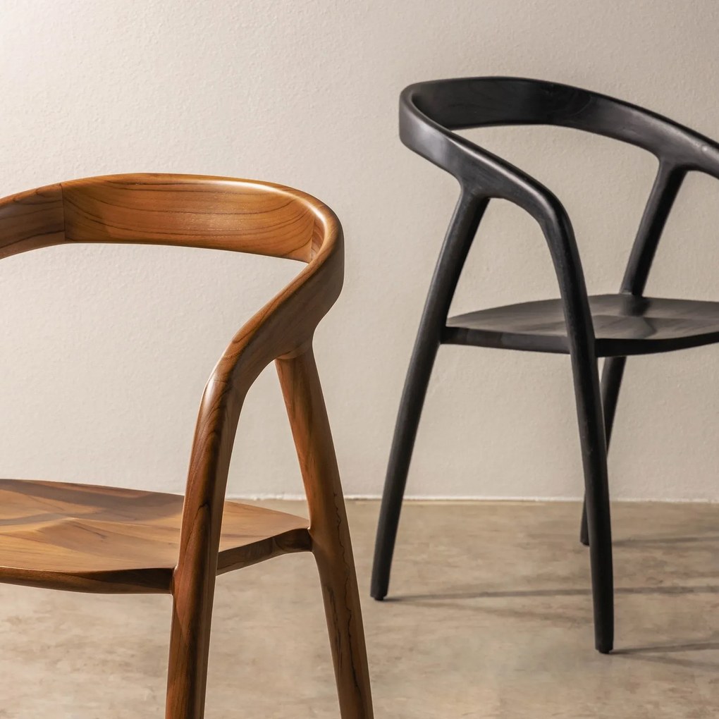 Jedálenská stolička SANDE 01 z masívu