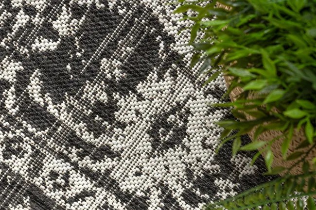 Koberec ORGANIC 2762 čierny / krémový