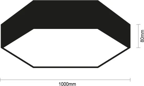 LED stropné svietidlo LED/200W/230V 3000/4000/6500K priemer 100 cm čierne
