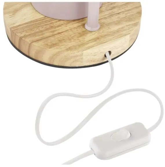 Stolová lampa POPPY 1xE27/25W/230V ružová