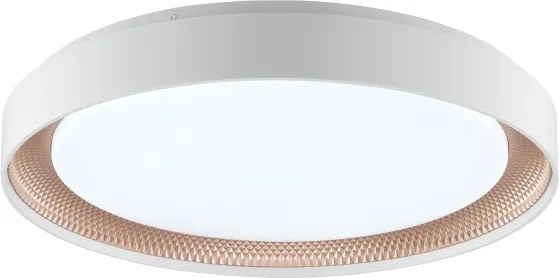 Brilliant - Stmievateľné LED stropné svietidlo WALDO LED/36W/230V biela/ružové zlato + diaľkový ovládač