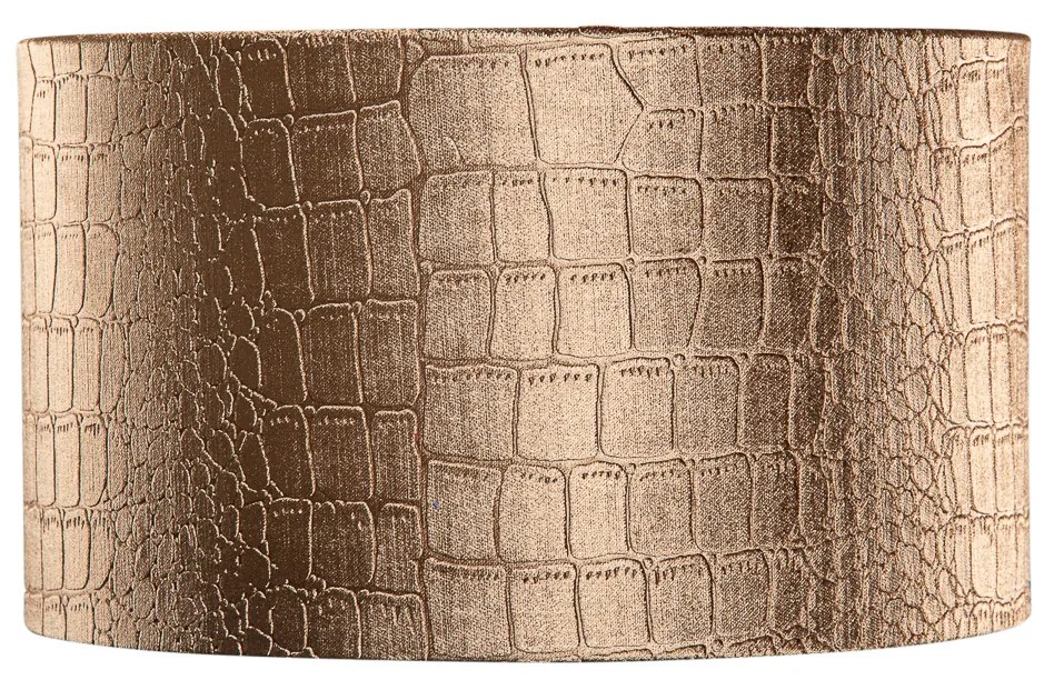 Zamatový tienidlo s dizajnom krokodíla a zlatým vnútorným povrchom 35/35/20