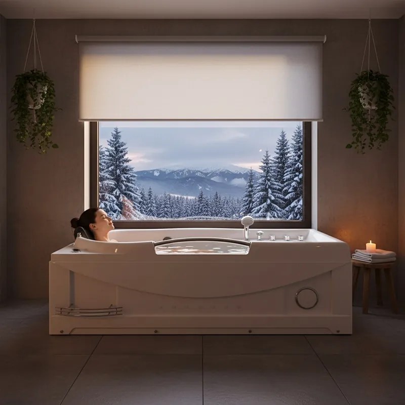 Terra Hydromasážna vírivá vaňa Ramzes 634 168x85 s ohrevom vody