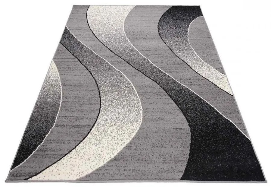 Kusový koberec PP Mel šedý 220x300cm