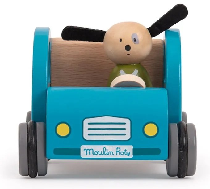 Drevené autíčko La Grande Famille Car – Moulin Roty