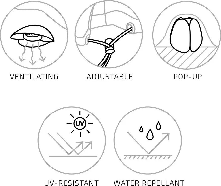 Ochranný obal na záhradný nábytok 210x180x95 cm – House Nordic