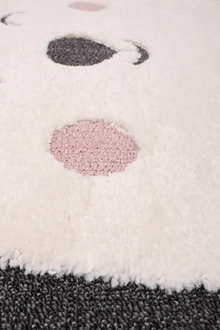 Koberec SKANDI KIDS A1098A antracitový / krémový